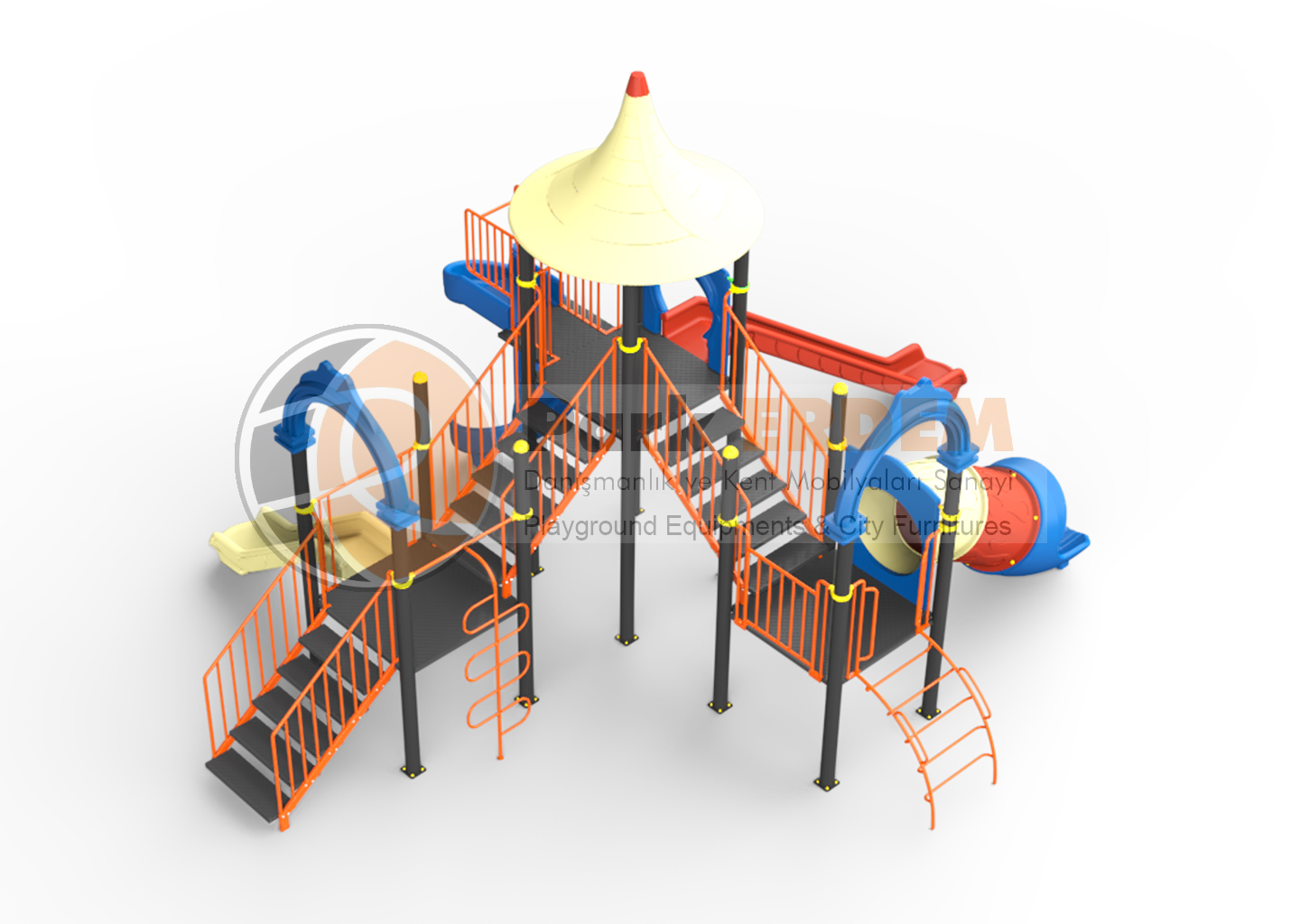 DÖRT KAYDIRAKLI ÇOCUK OYUN GRUBU