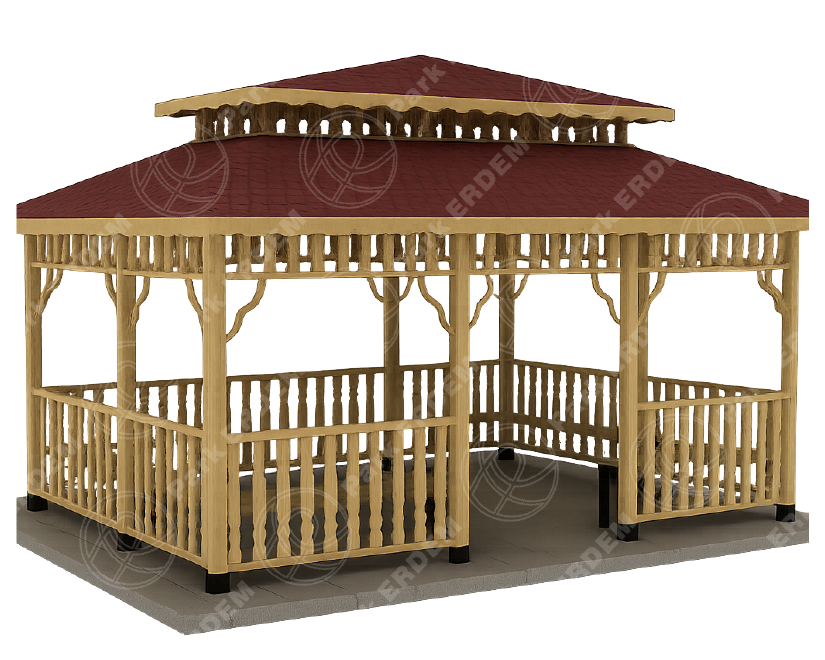 AHŞAP DİKDÖRTGEN KAMELYA