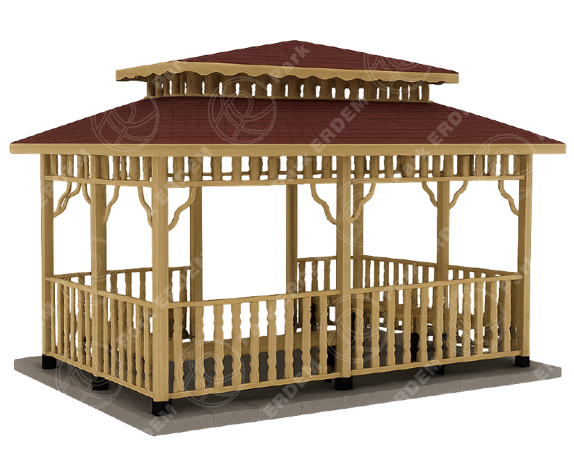 AHŞAP DİKDÖRTGEN KAMELYA