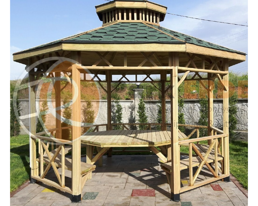 ÇAPRAZ KORKULUKLU 4X4 AHŞAP KAMELYA 