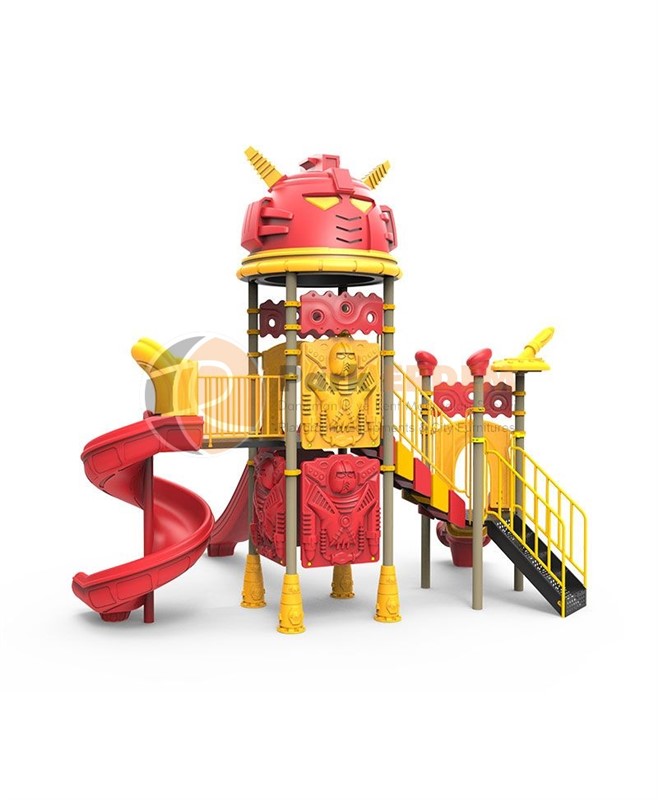 ROBOT TEMALI ÇOCUK OYUN ALANI PET-30 | 3 Kaydıraklı Eğlenceli Oyun Parkı | PARK ERDEM